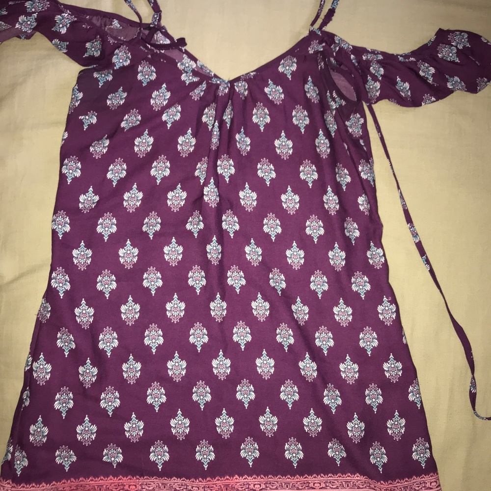tribal pocketed dress